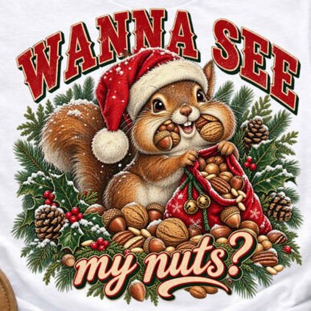 Wanna See My Nuts Squirrel